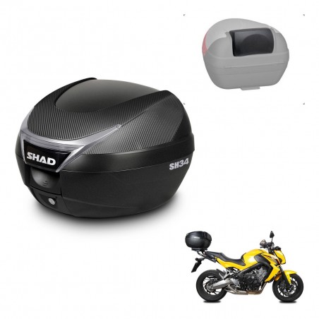 SHAD Trunk SH34 + mounting bracket backrest KIT-440572