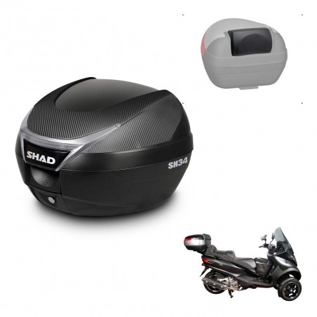 SHAD Trunk SH34 + mounting bracket backrest KIT-440592