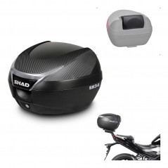 SHAD Baul SH34 + soporte montaje respaldo KIT-440644