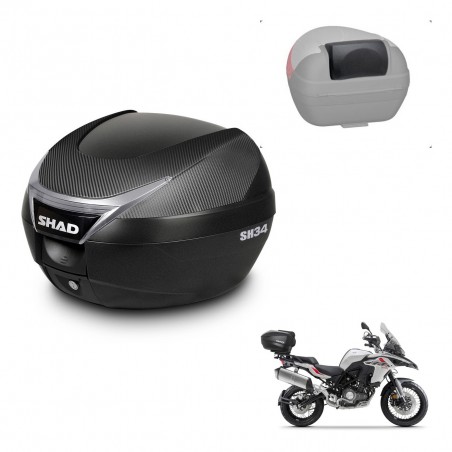 SHAD Baul SH34 + soporte montaje respaldo KIT-440652