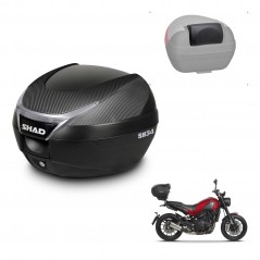 SHAD Baul SH34 + soporte montaje respaldo KIT-440720