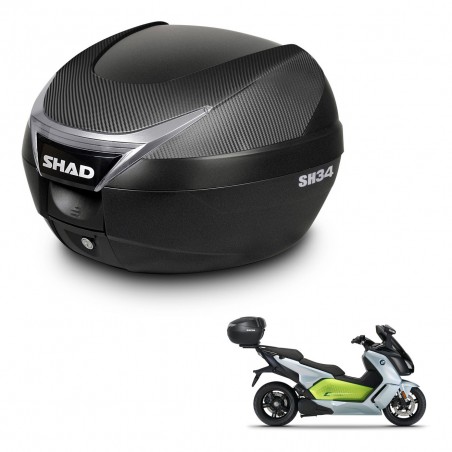 SHAD Baul SH34 + soporte montaje KIT-440758