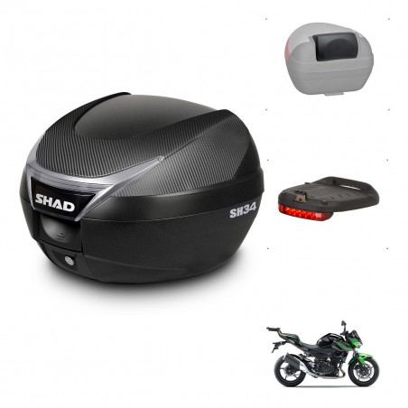 SHAD Baul SH34 + soporte montaje accesorios KIT-440813