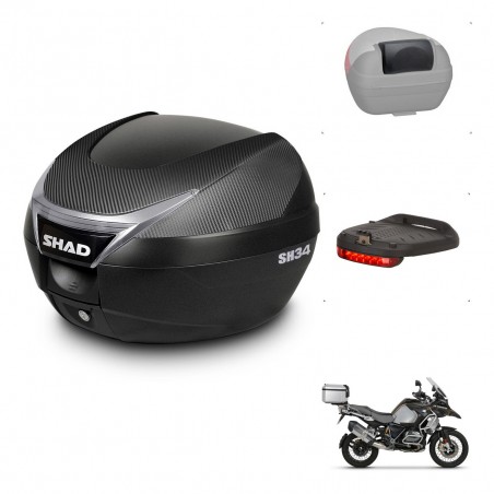 SHAD SH34 trunk + mounting bracket accessories KIT-440877