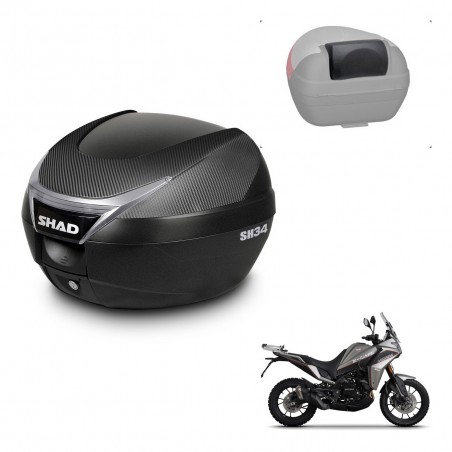 SHAD Baul SH34 + soporte montaje respaldo KIT-440936
