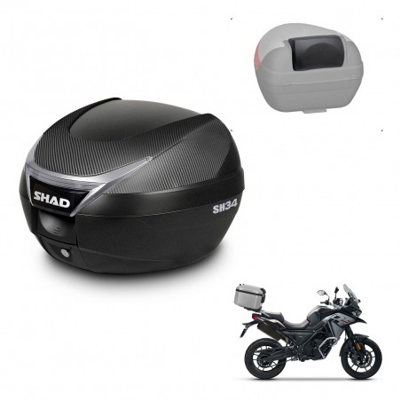 SHAD Trunk SH34 + mounting bracket backrest KIT-440964