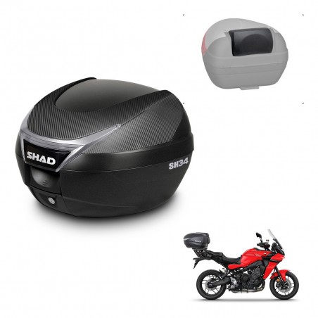 SHAD Trunk SH34 + mounting bracket backrest KIT-440976