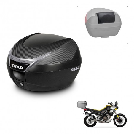 SHAD Baul SH34 + soporte montaje respaldo KIT-440984