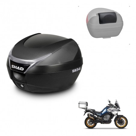 SHAD Baul SH34 + soporte montaje respaldo KIT-440996