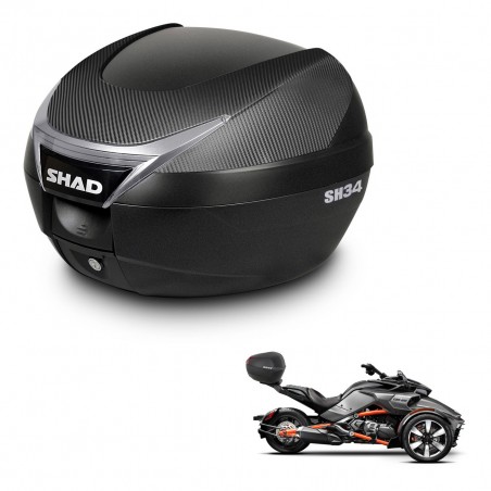 SHAD Baul SH34 + soporte montaje KIT-440998