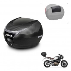 SHAD Baul SH34 + soporte montaje respaldo KIT-441012