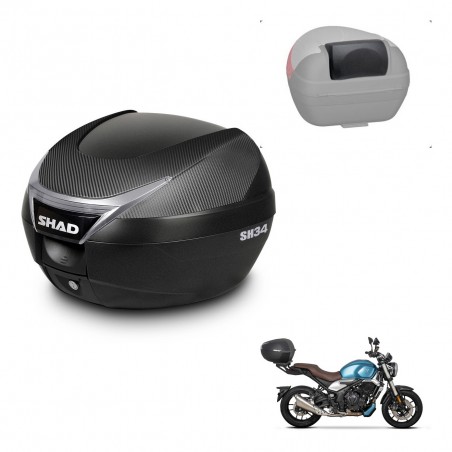 SHAD Baul SH34 + soporte montaje respaldo KIT-441020