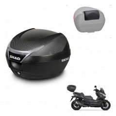 SHAD Baul SH34 + soporte montaje respaldo KIT-441032