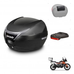 SHAD Baul SH34 + soporte montaje accesorios KIT-441093
