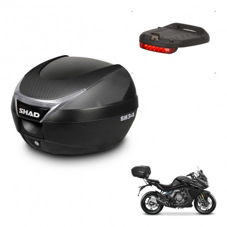 SHAD Baul SH34 + soporte montaje luz de freno KIT-441099