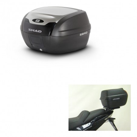 SHAD Baul SH40 ALU + soporte montaje KIT-441130