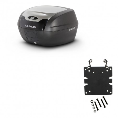 SHAD Baul SH40 ALU + soporte montaje KIT-441131
