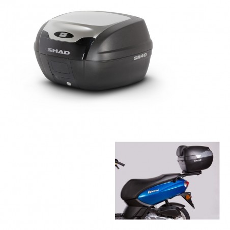 SHAD Baul SH40 ALU + soporte montaje KIT-441150