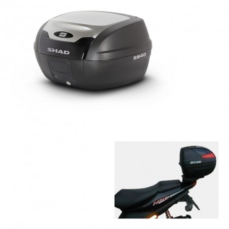 SHAD Baul SH40 ALU + soporte montaje KIT-441164