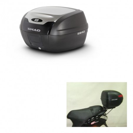 SHAD Baul SH40 ALU + soporte montaje KIT-441169