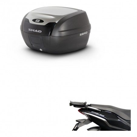 SHAD Baul SH40 ALU + soporte montaje KIT-441183