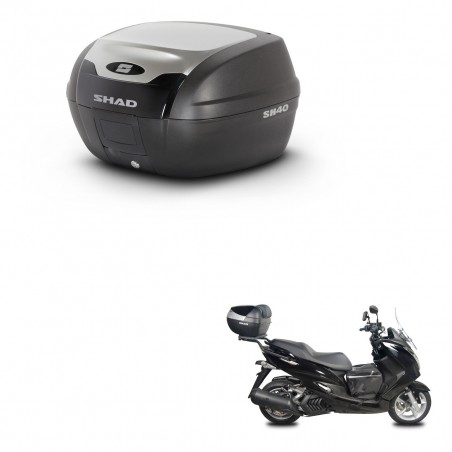 SHAD SH40 ALU trunk + mounting bracket KIT-441187