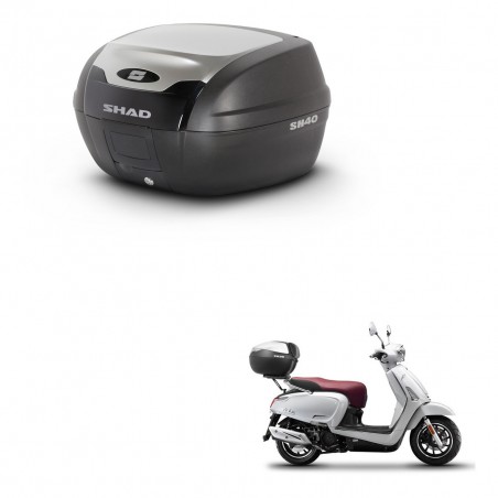 SHAD Baul SH40 ALU + soporte montaje KIT-441197
