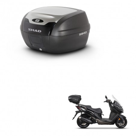 SHAD SH40 ALU trunk + mounting bracket KIT-441236