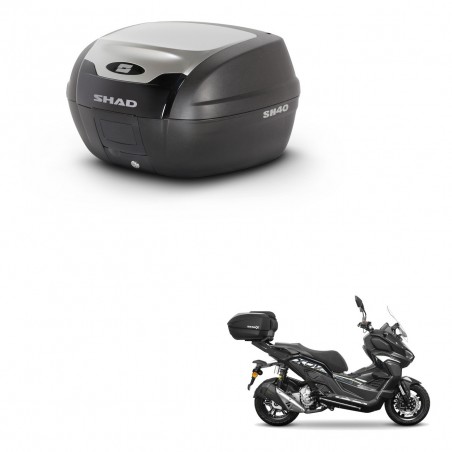 SHAD Baul SH40 ALU + soporte montaje KIT-441245
