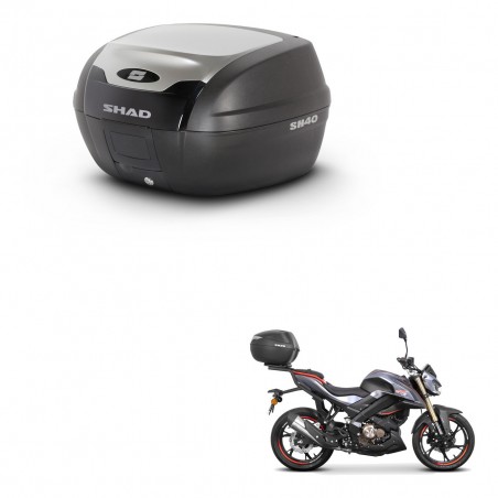 SHAD Baul SH40 ALU + soporte montaje KIT-441246