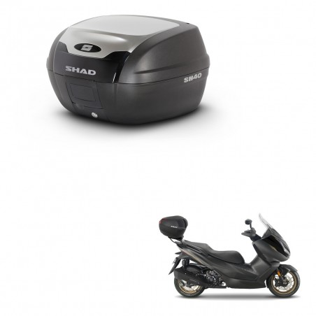 SHAD Baul SH40 ALU + soporte montaje KIT-441256