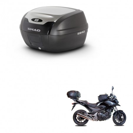 SHAD Baul SH40 ALU + soporte montaje KIT-441332