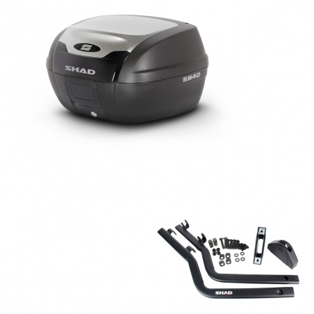 SHAD Baul SH40 ALU + soporte montaje KIT-441285
