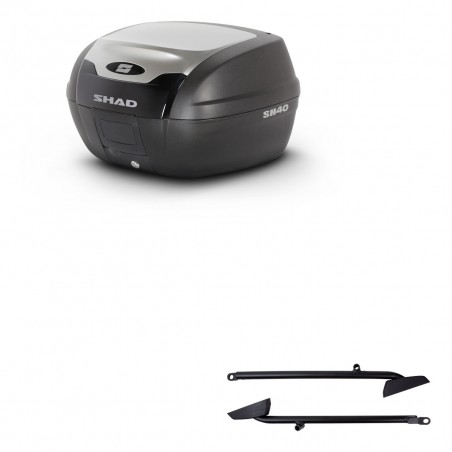 SHAD SH40 ALU trunk + mounting bracket KIT-441286