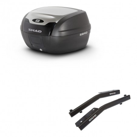 SHAD Baul SH40 ALU + soporte montaje KIT-441308
