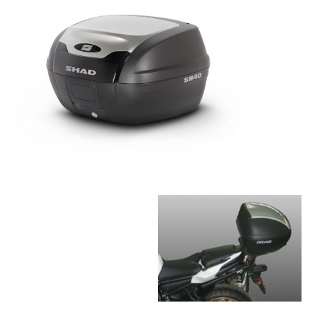 SHAD Baul SH40 ALU + soporte montaje KIT-441311