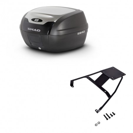 SHAD Baul SH40 ALU + soporte montaje KIT-441316