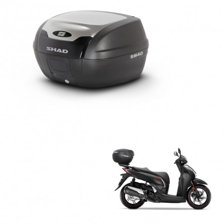 SHAD Baul SH40 ALU + soporte montaje KIT-441400