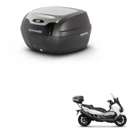 SHAD Baul SH40 ALU + soporte montaje KIT-441406