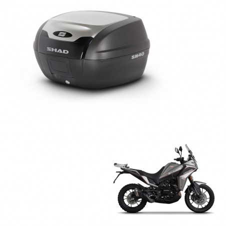 SHAD Baul SH40 ALU + soporte montaje KIT-441426
