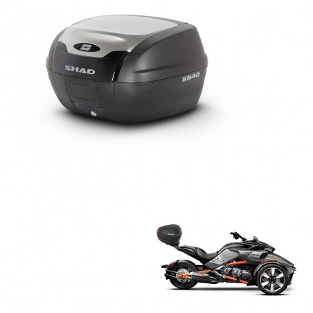 SHAD Baul SH40 ALU + soporte montaje KIT-441442