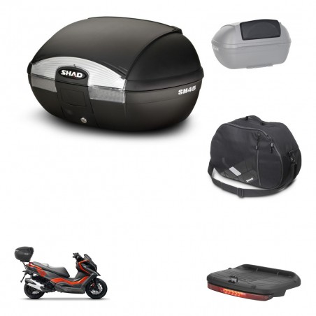 SHAD Baul SH45 + soporte montaje accesorios KIT-441530