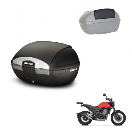 SHAD Baul SH45 + soporte montaje respaldo KIT-441599