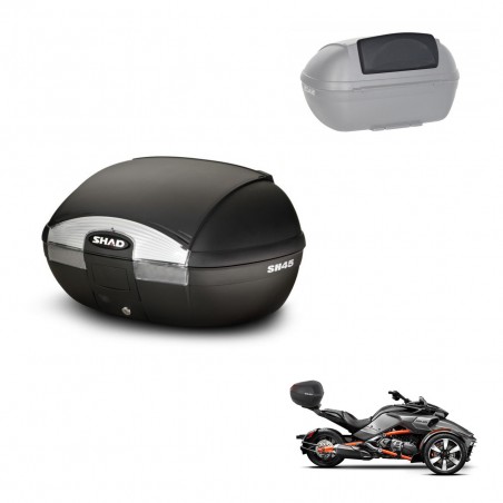 SHAD Baul SH45 + soporte montaje respaldo KIT-441639