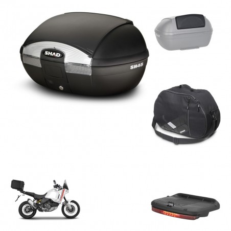 SHAD Baul SH45 + soporte montaje accesorios KIT-441738