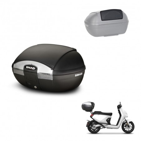 SHAD Baul SH45 + soporte montaje respaldo KIT-441775