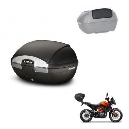 SHAD Baul SH45 + soporte montaje respaldo KIT-441855