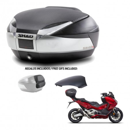 SHAD Trunk SH48 backrest cover + mounting bracket KIT-442558