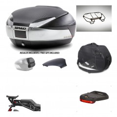 SHAD Baul SH48 tapa respaldo + soporte montaje accesorios KIT-442573