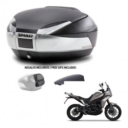 SHAD Trunk SH48 backrest cover + mounting bracket KIT-442574